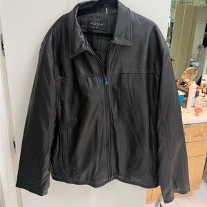 Wilsons Leather Men's Classic Black Jacket